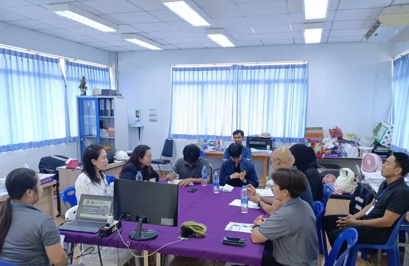 GEM Saensuk Unit Welcomes Delegation from the Pollution Control Department for a Study Visit on Wastewater Treatment System